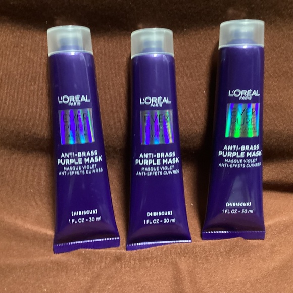L'Oreal Ever Pure Anti-Brass Purple Mask Extra Pure Toning Rinse Out Treatments - Picture 10 of 10